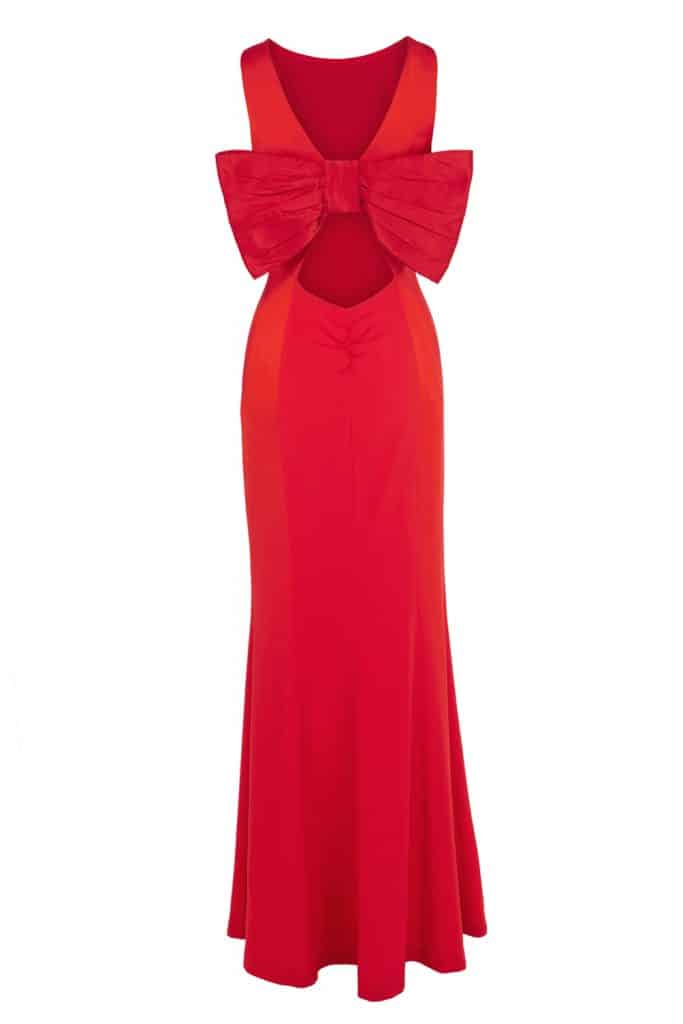 Help! I'm 56 years old, what do I wear to a black tie wedding? 3 Red dress with bow tie at back