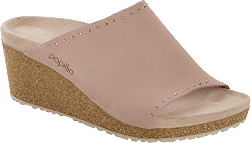 Birkenstock Women's Namica Rivets, Rose Nubuck, 37 N EU