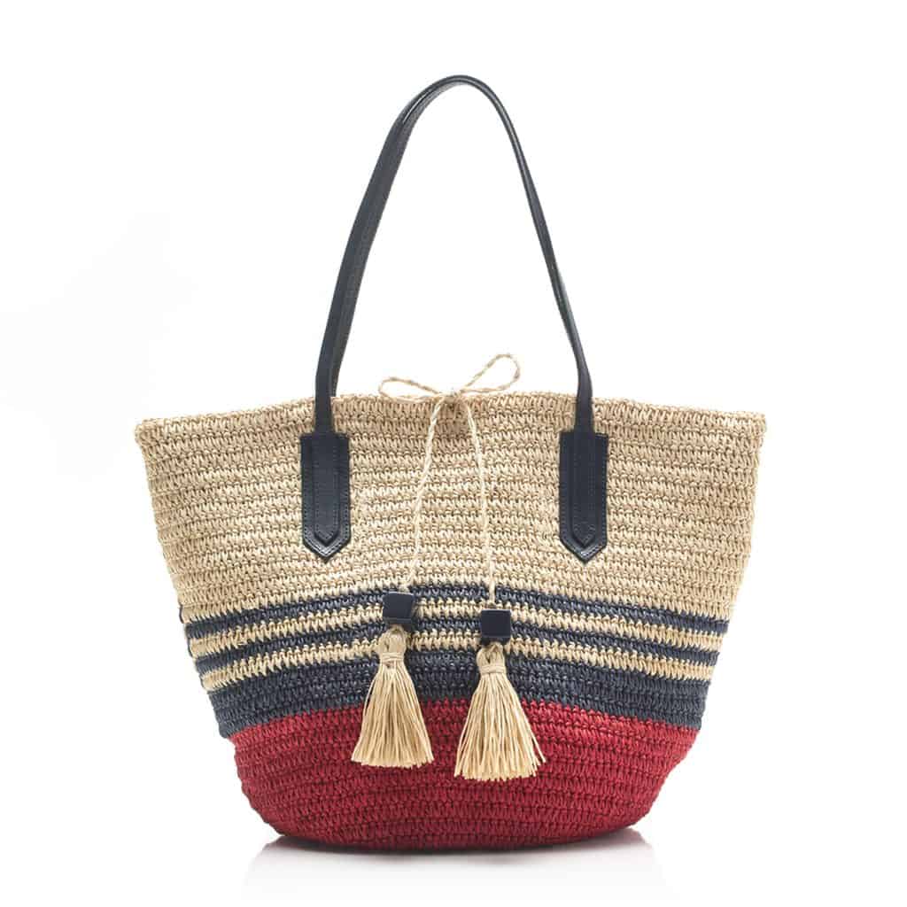 Woven tote bag