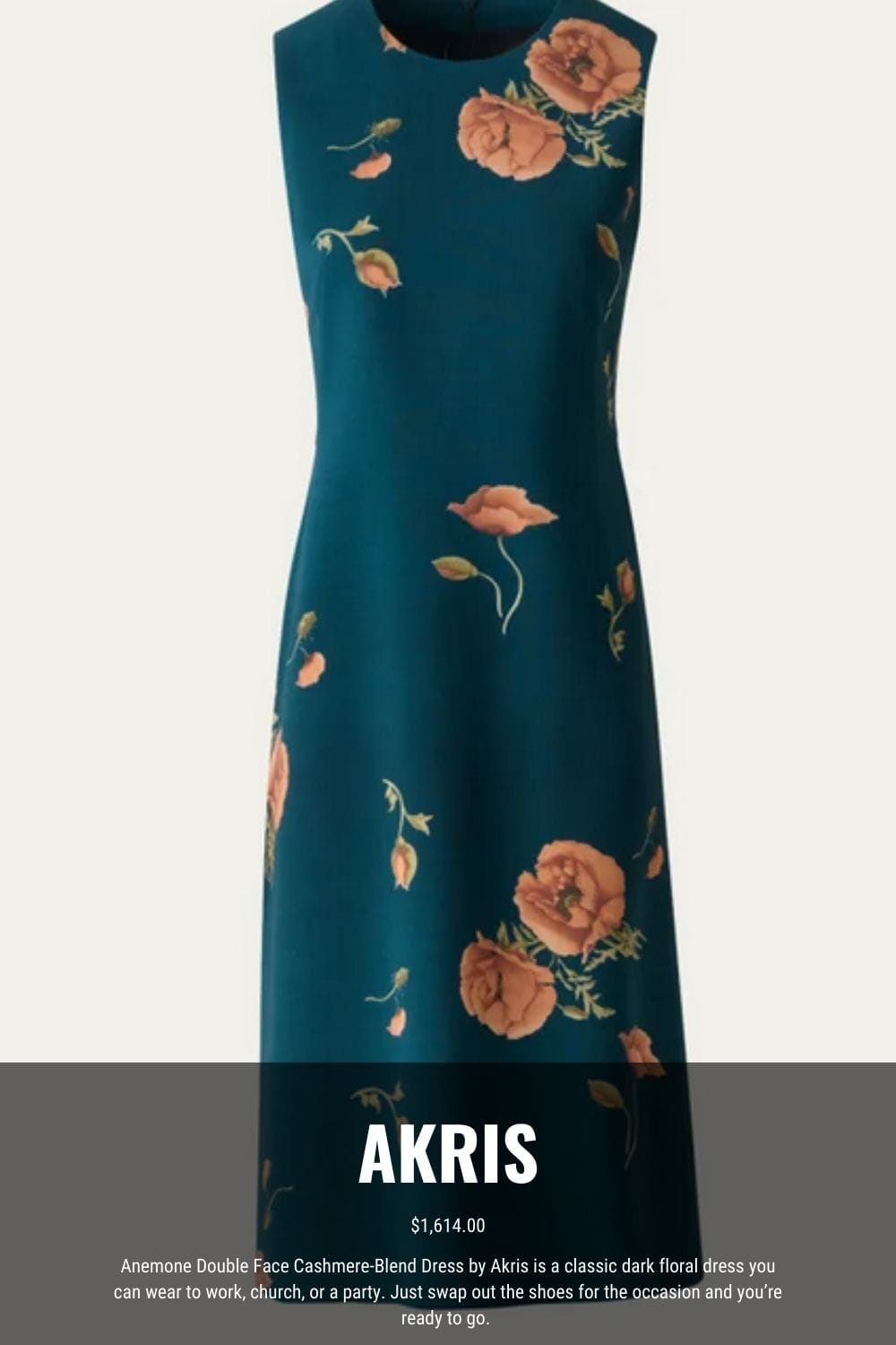 Akris floral dress