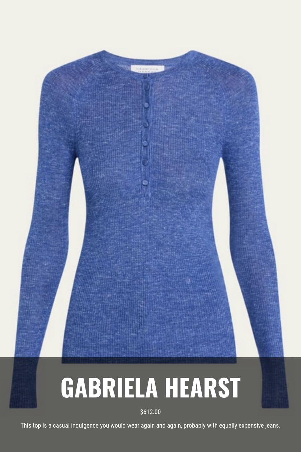 Gabriela Hearst designer henley top