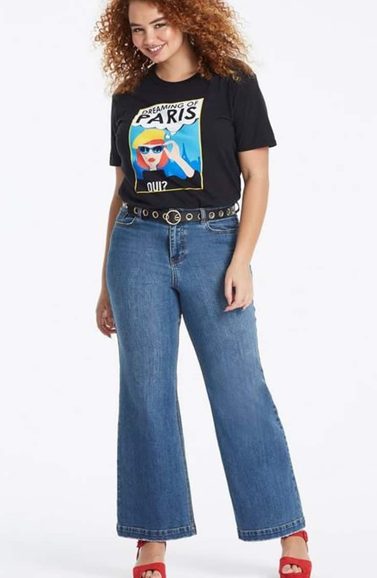 Our picks for the best plus-size jeans 3 High waisted wide legged plus size jeans