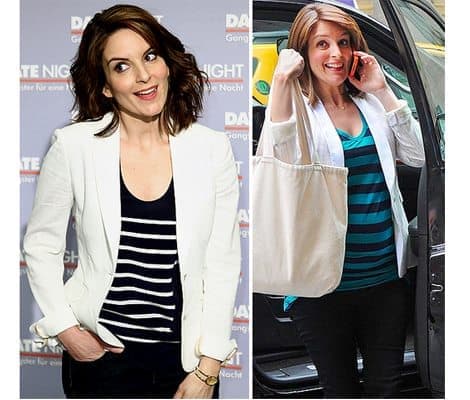 Celebrity style deconstructed: Tina fey 5 Blazer and Tee