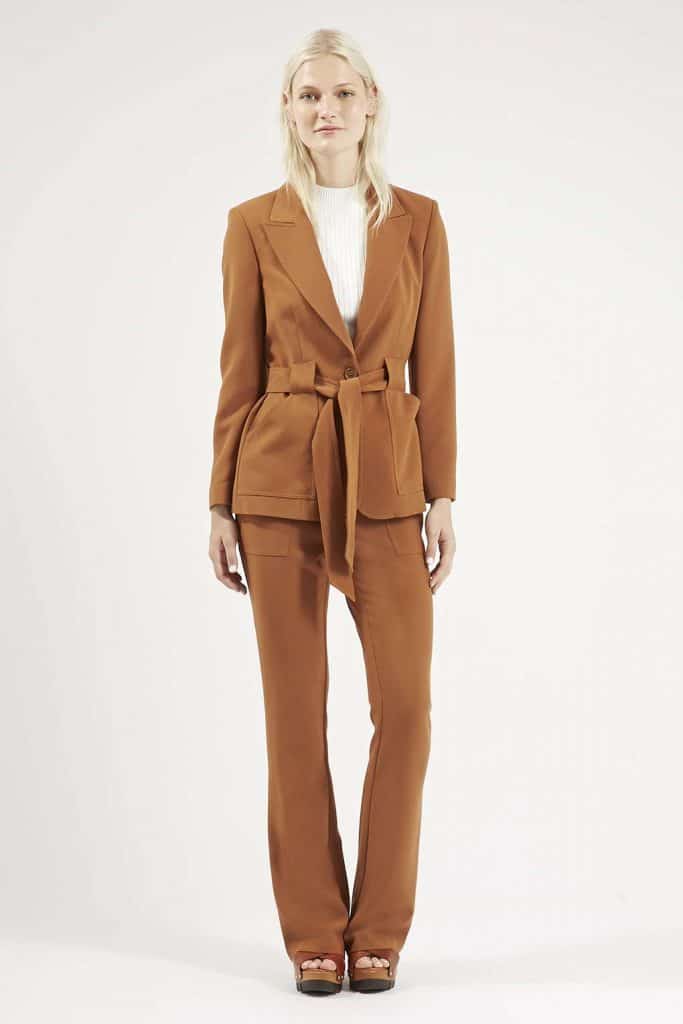 Ellie goulding: Steal her style 6 Belted '70s Suit Jacket and Flares, $120, Topshop