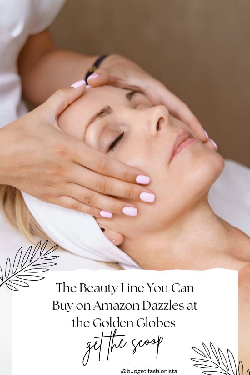 The celebrity beauty line you can buy on Amazon dazzles at the Golden globes 1 The beauty line you can buy on Amazon dazzles at the Golden Globes.
