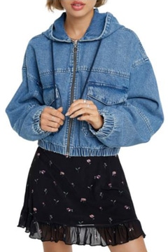 Cropped denim jacket 