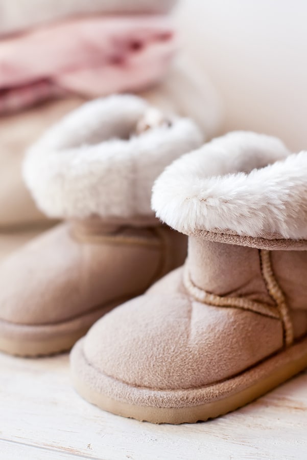 A pair of Ugg boots to represent comfortable clothes.
