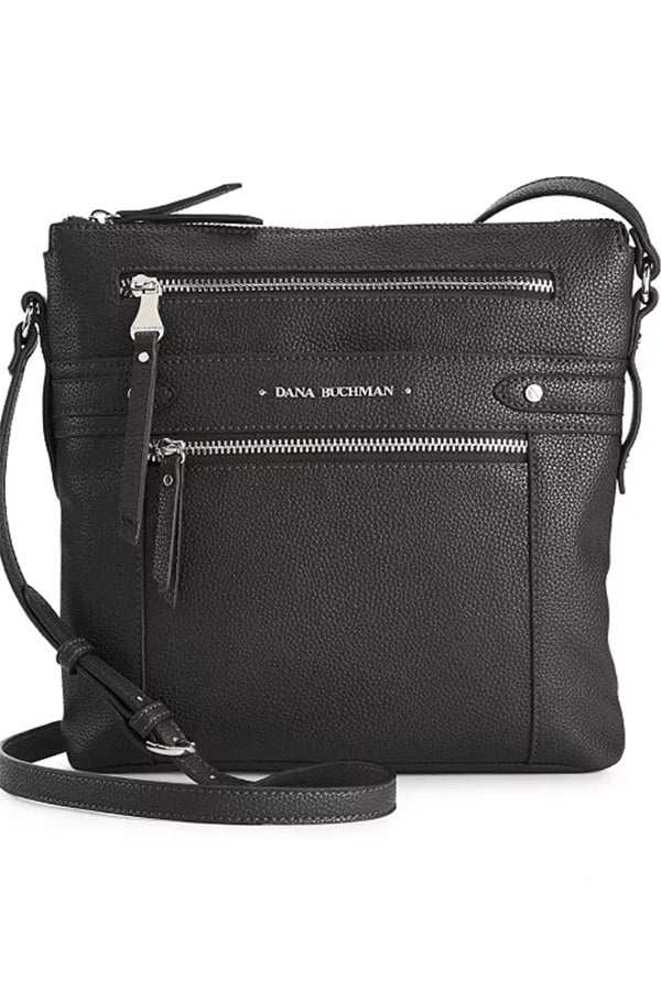 Black crossbody Dana Buchman purse from Kohl's.