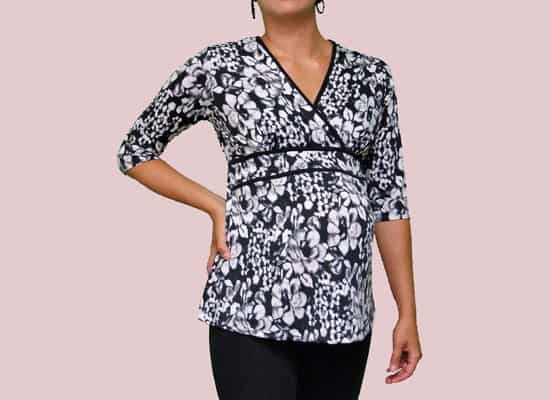 Double Pipe Maternity Dress