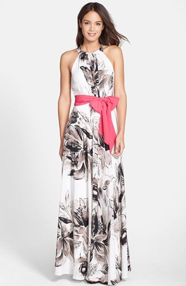 Eliza J Print Chiffon Maxi, $158, Nordstrom.com