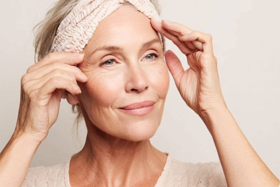 Close-up of mature woman smiling