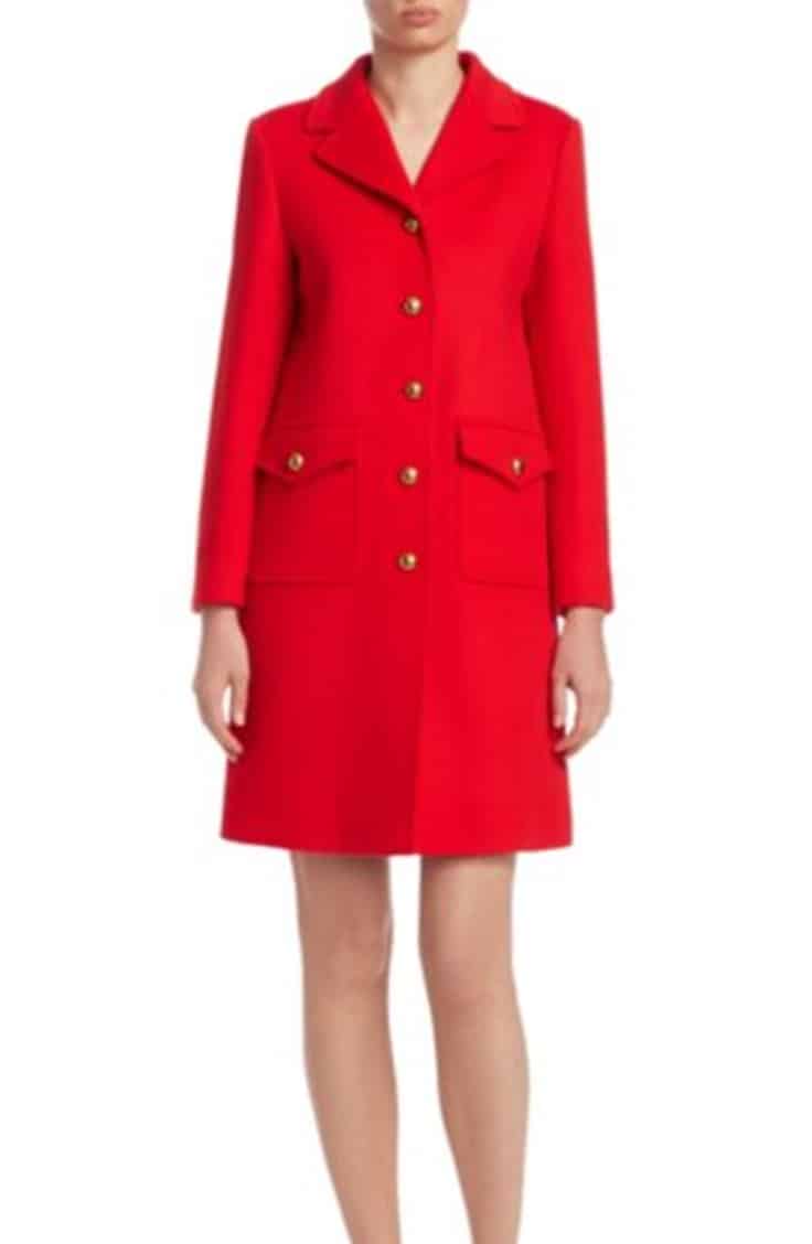 Red Gucci Peacoat