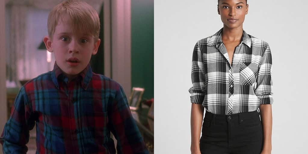 Plaid shirt inspired by 