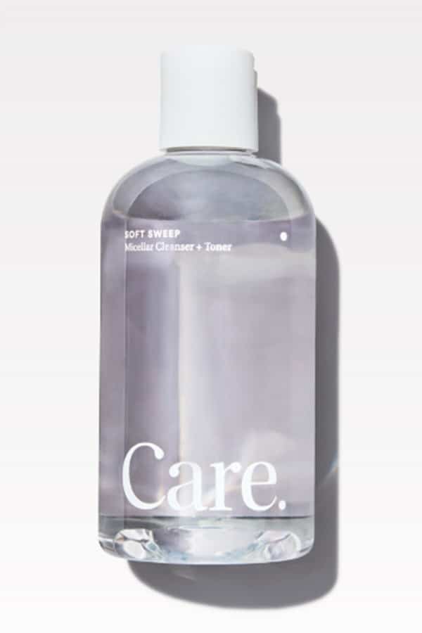 How to pack makeup: 6 steps 1 Soft Sweep cleanser and toner