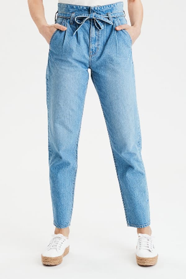 paper bag waist jeans