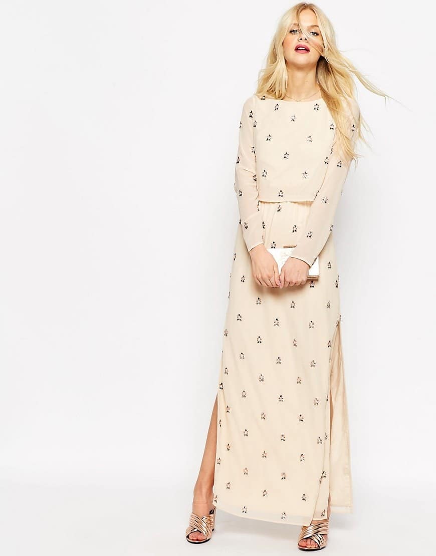 How to do prom fashion on the cheap 1 Long floral dress