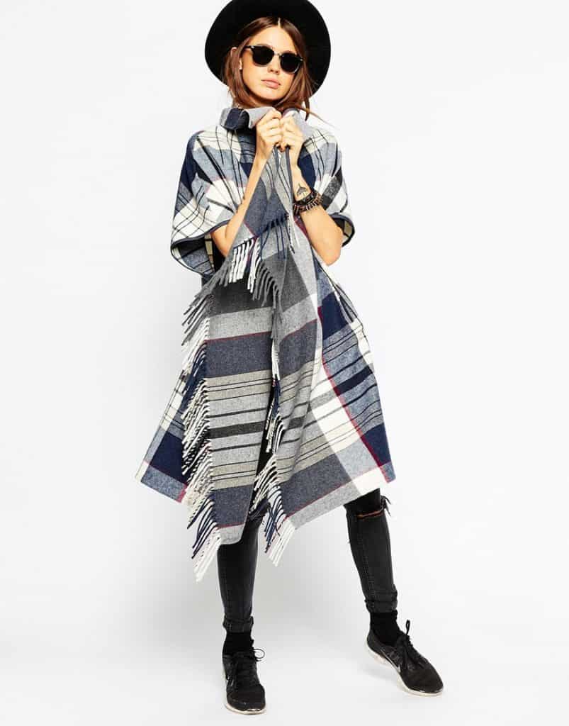 Demi lovato: Steal her style 4 Blanket cape, $77, ASOS