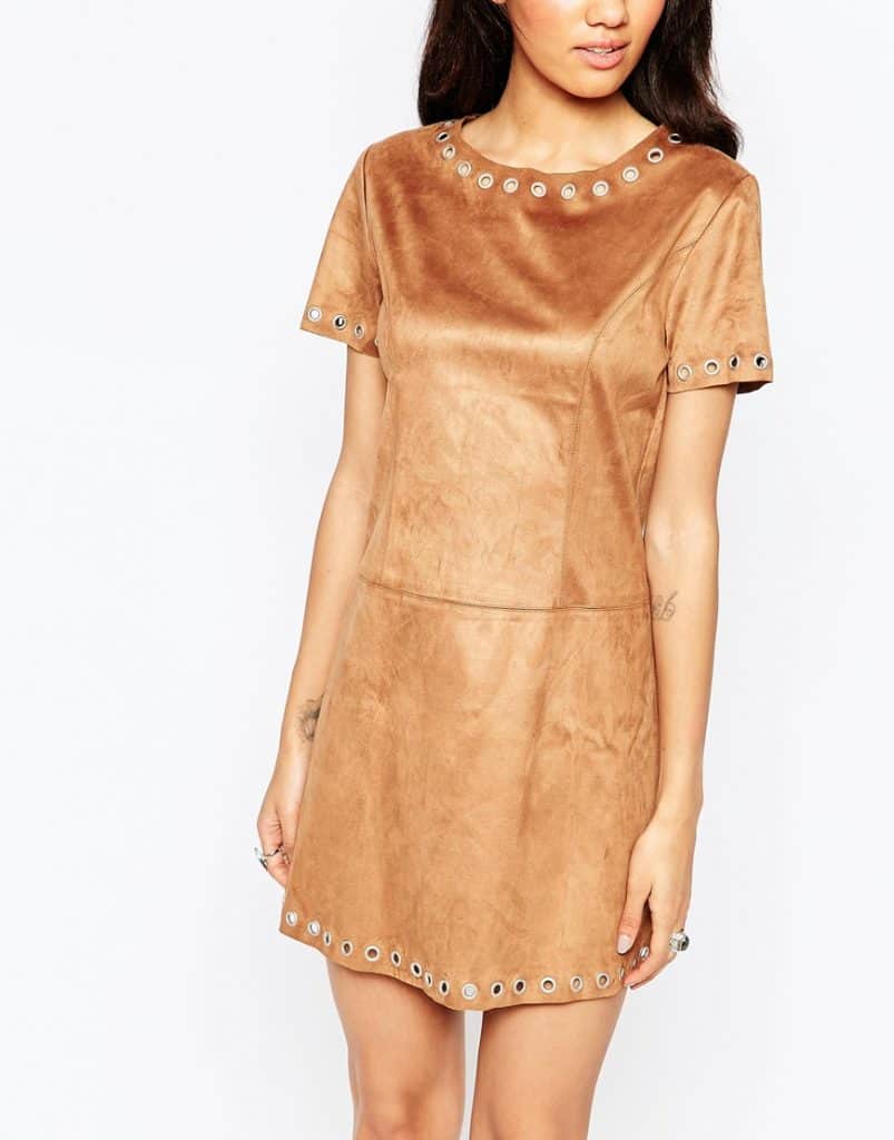 Ellie goulding: Steal her style 2 Suede Shift Dress, $45, ASOS