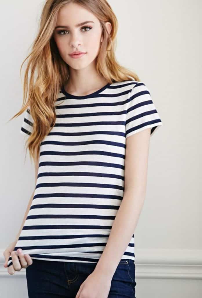 Striped Slub Knit Top, $8.91, Forever 21