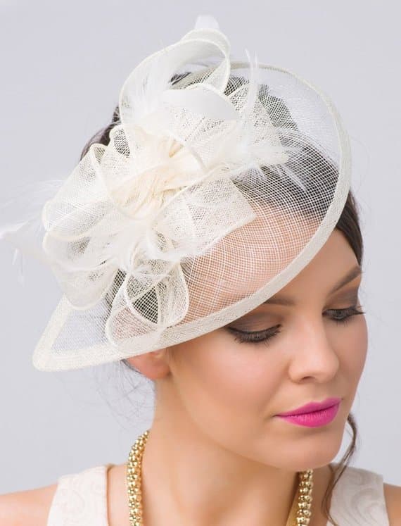 Mom style as told by Kate middleton 5 Ivory fascinator hat inspired by Kate Middleton