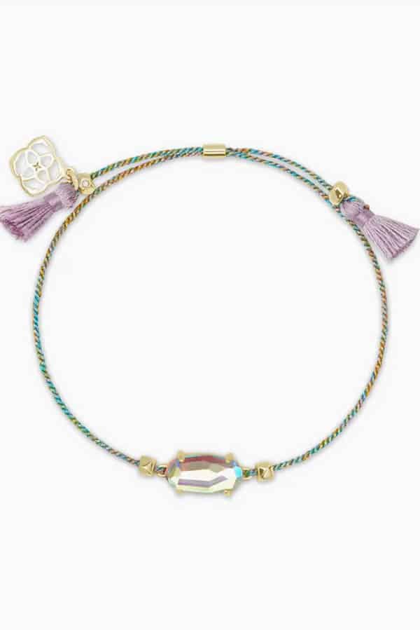 Give good: 9 charity gifts fashion enthusiasts will love 7 Multicolored braided bracelet from Kendra Scott on white background.