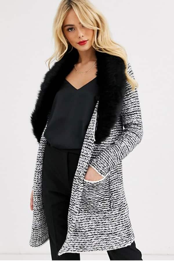 Long grey coat 