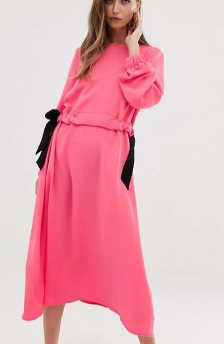 pink neon dress