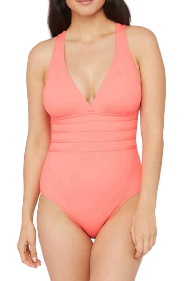 The best stores for end-of-summer swimwear deals 8 Model wears one-piece swimsuit for sale at Nordstrom Rack.