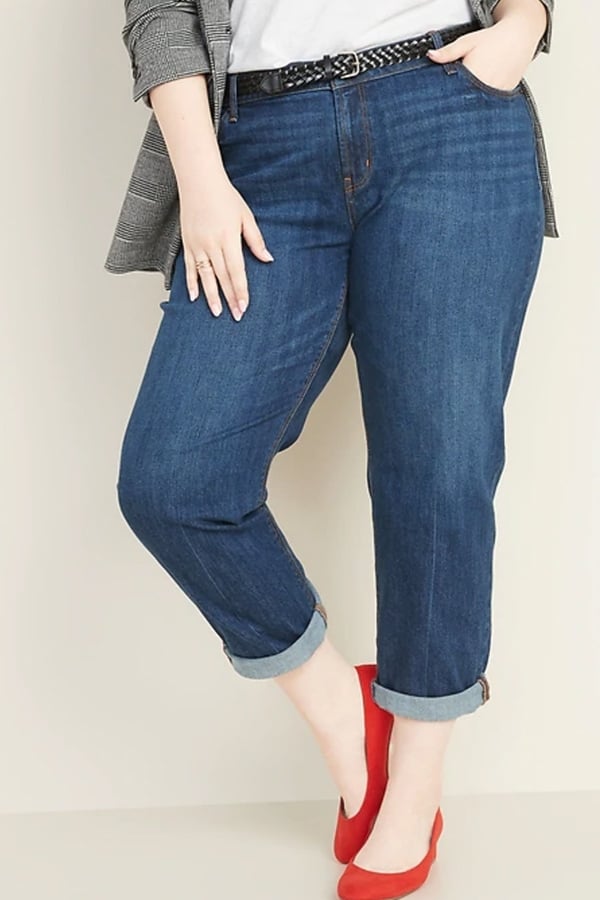 Boyfriend jeans in Old Navy plus size