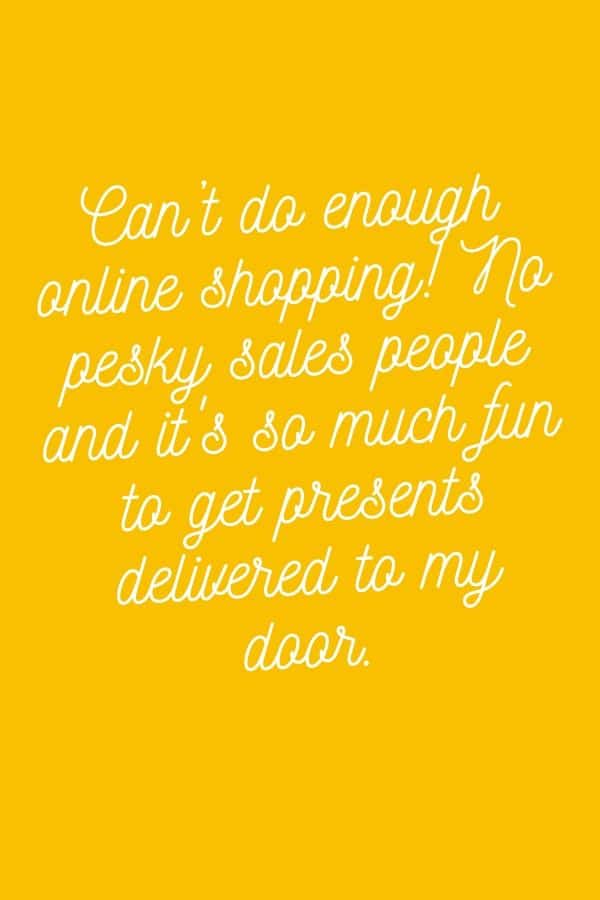 Online shopping quote 