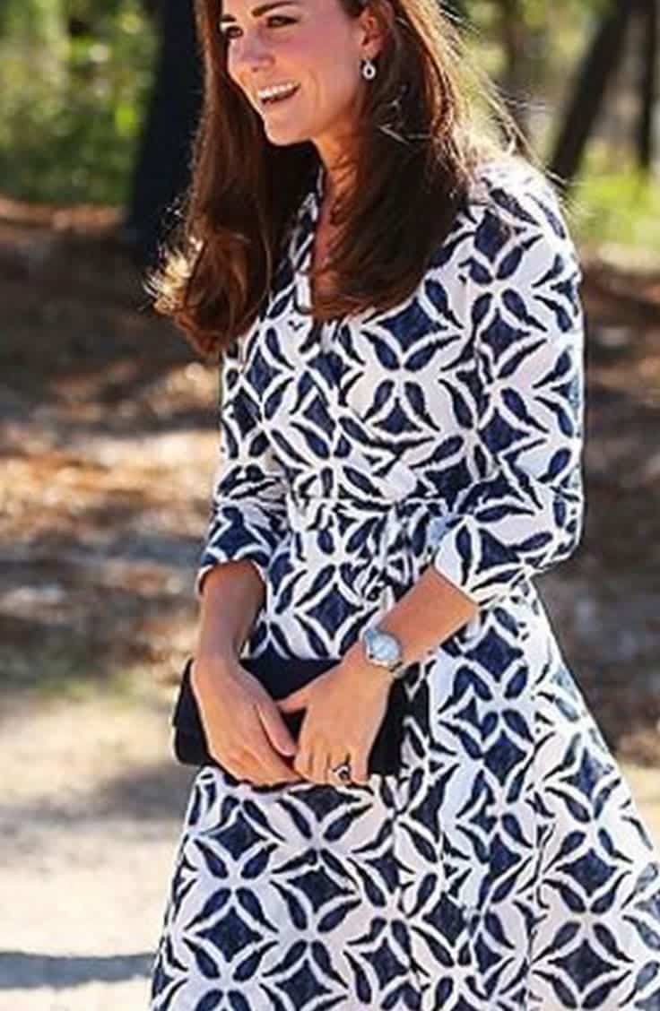 Mom style as told by Kate middleton 1 Kate Middleton wearing the Patrice dress by DVF