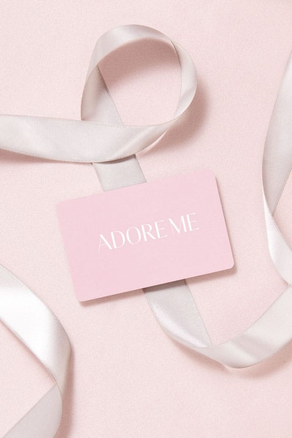 AdoreMe gift card for the practical gift of underwear