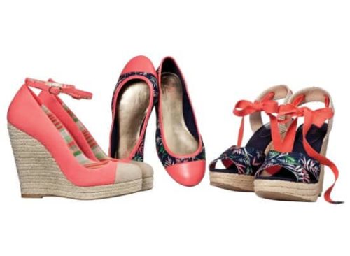 Three pairs of summer shoes