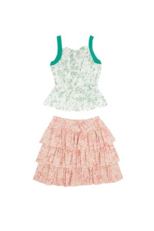 girl's floral separates