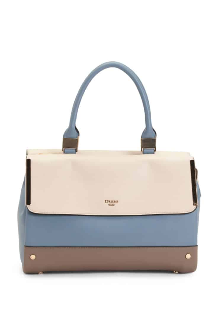 Colorblock satchel