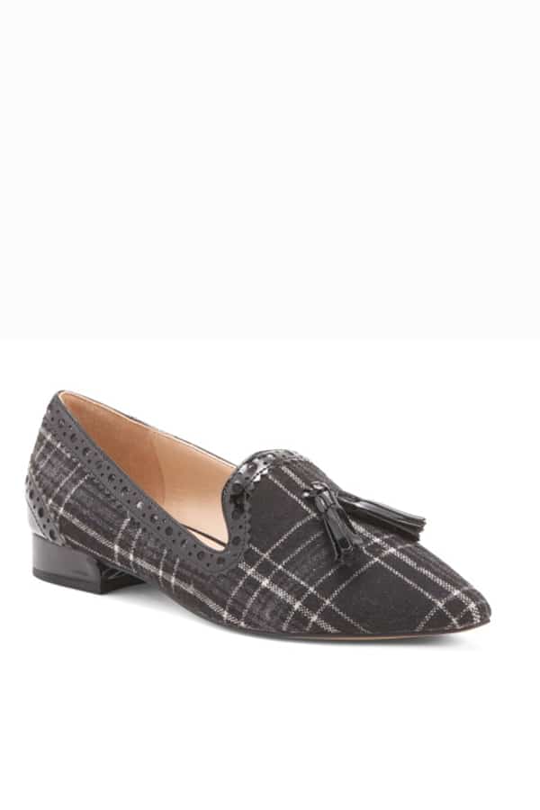 Gray flannel loafers 