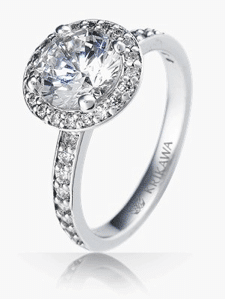 5 steps to designing your own wedding ring on a budget 4 Platinum and white diamond wedding ring
