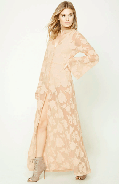 noon by noor inspired pieces - mesh maxi dress