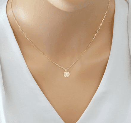 Necklace layering — the pieces to get you started 3 Petite Mary Charm on chain
