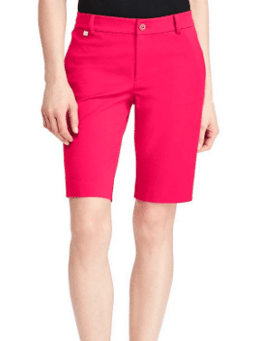 Pink Bermuda shorts