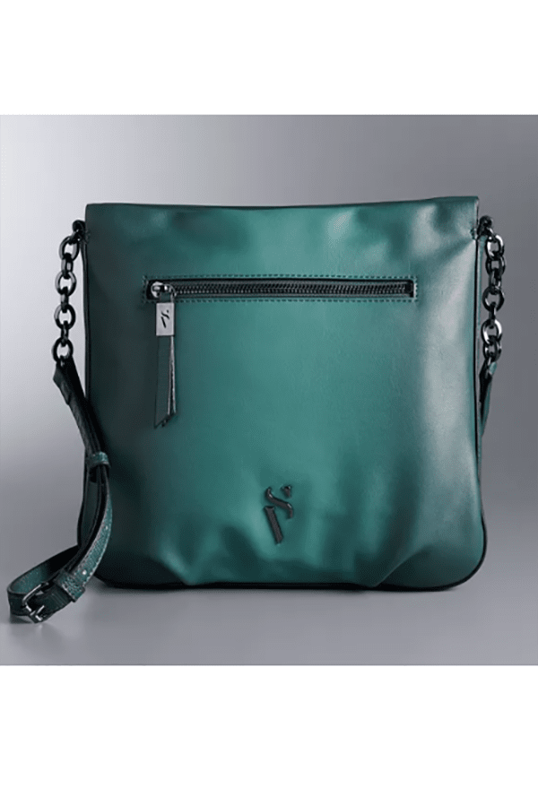 Teal crossbody bag by Simply Vera Vera Wang.
